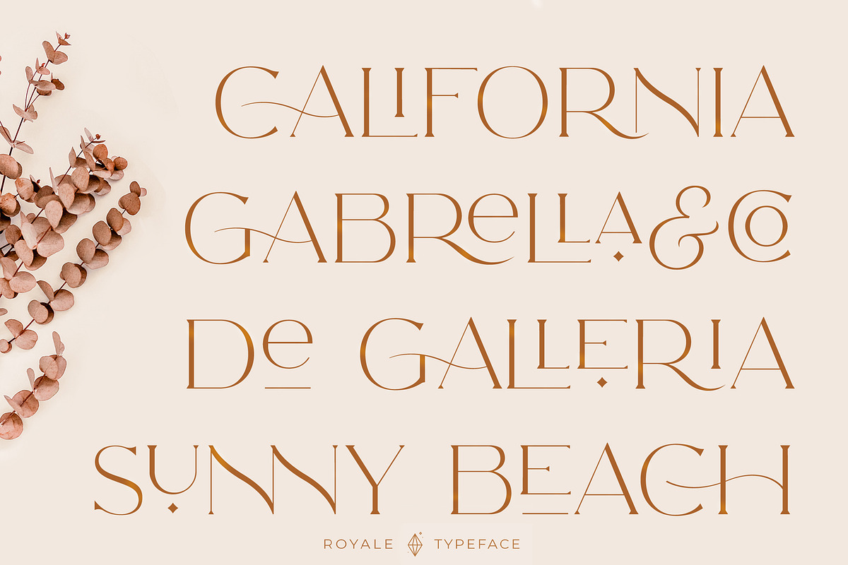 Royale Luxurious Typeface + LOGOS, a Serif Font by Creative Corner (Photo 20 of 28)