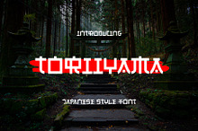 Toriiyama - Japanese Style Font