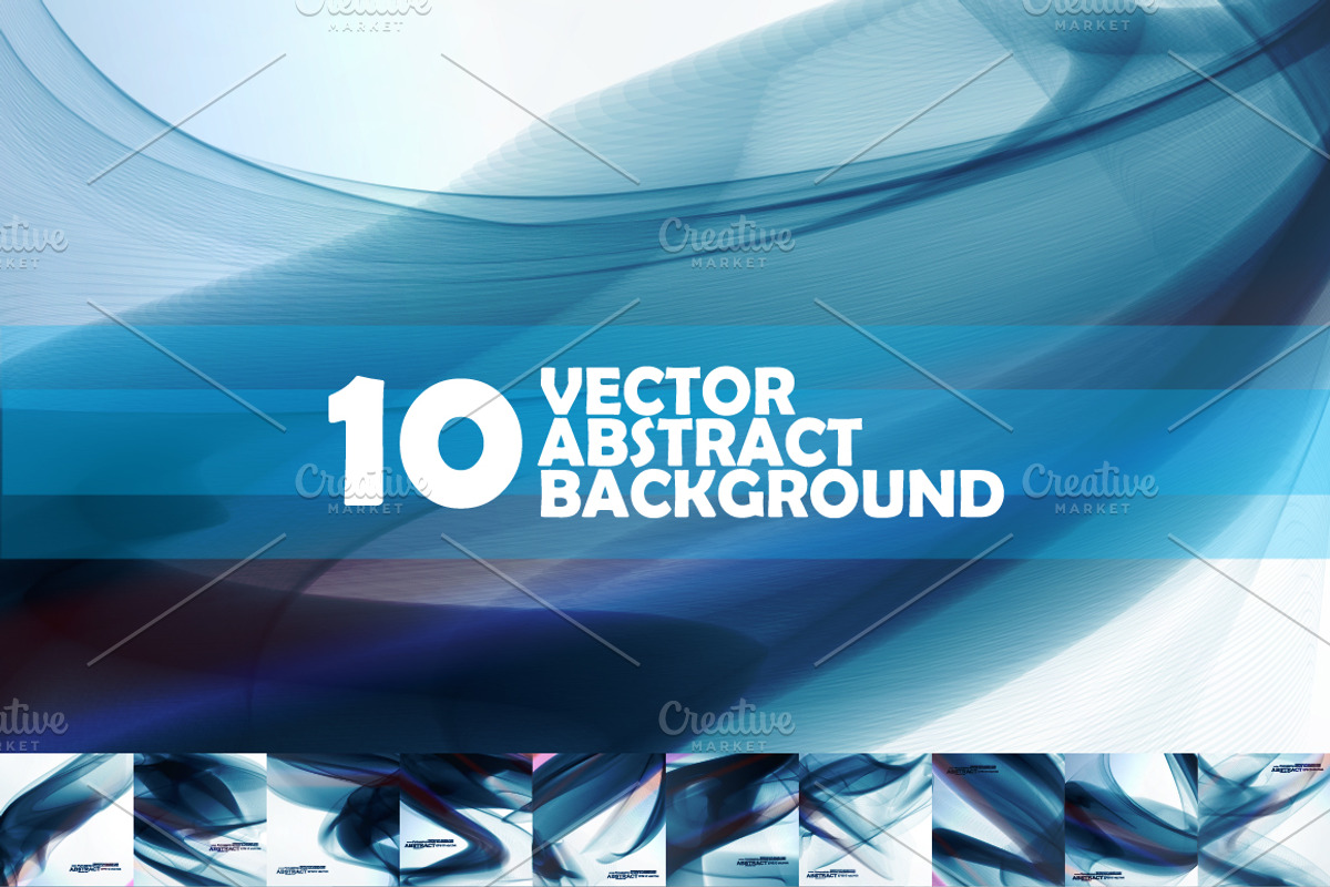 Abstract blue backgrounds, a Pattern Graphic by majcot (Photo 1 of 3)