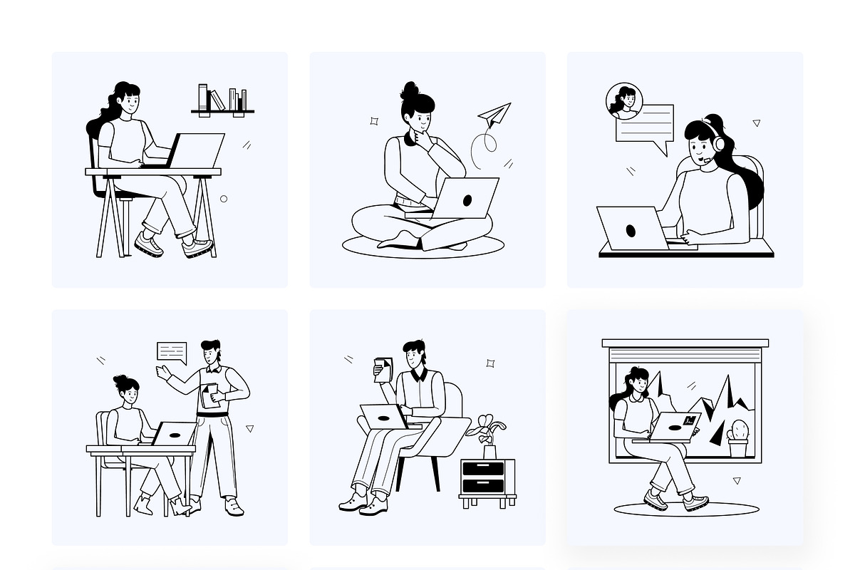 Animated People Working Icons, an Emoji Icon by Vectors Market (Photo 9 of 11)