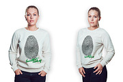 Sweatshirt Mock-Up, a Hoody Mockup by Freeman Studio (Thumbnail 4 of 6)