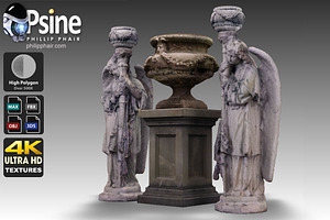 Statues & Urn