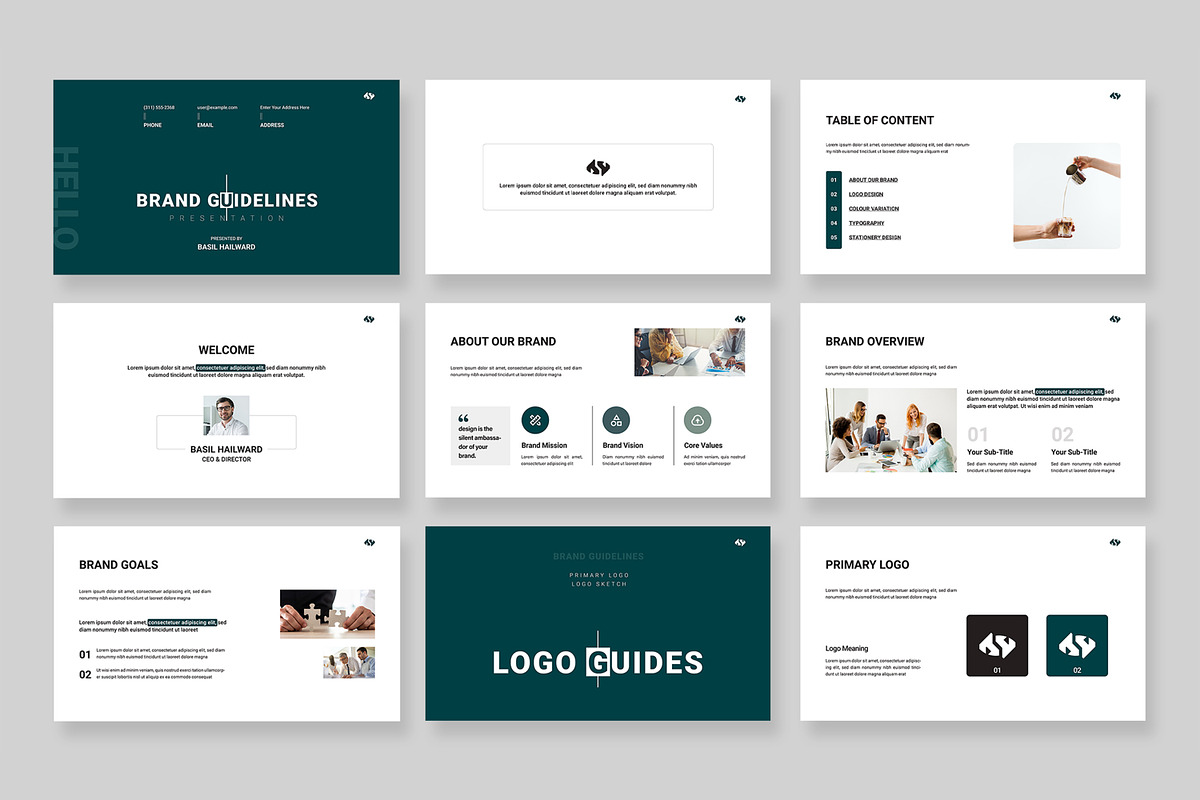 Brand Guidelines Presentation, a Presentation Template by ContestDesign (Photo 2 of 4)