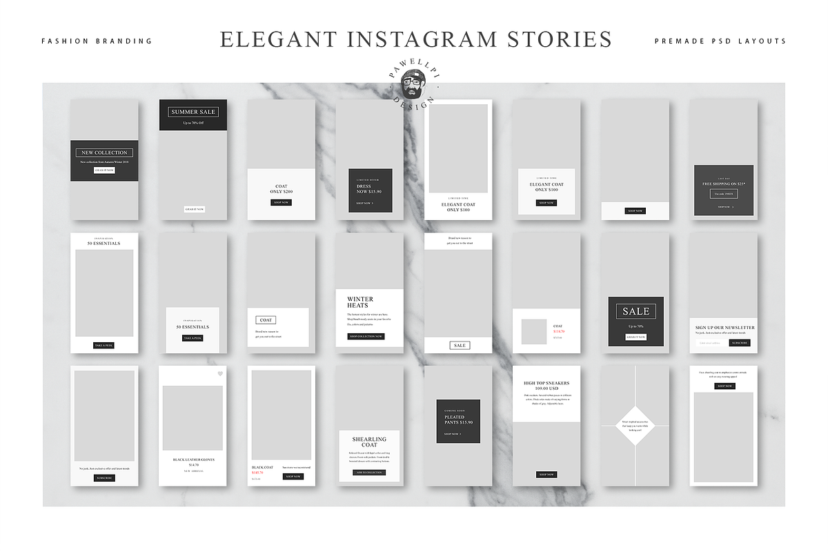 ELEGANT INSTAGRAM STORIES, a Social Media Template by pawellpi (Photo 26 of 26)