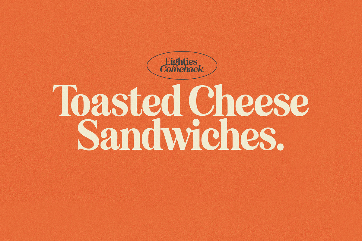 Eighties Comeback Serif (70 fonts), a Serif Font by Nicky Laatz (Photo 44 of 47)