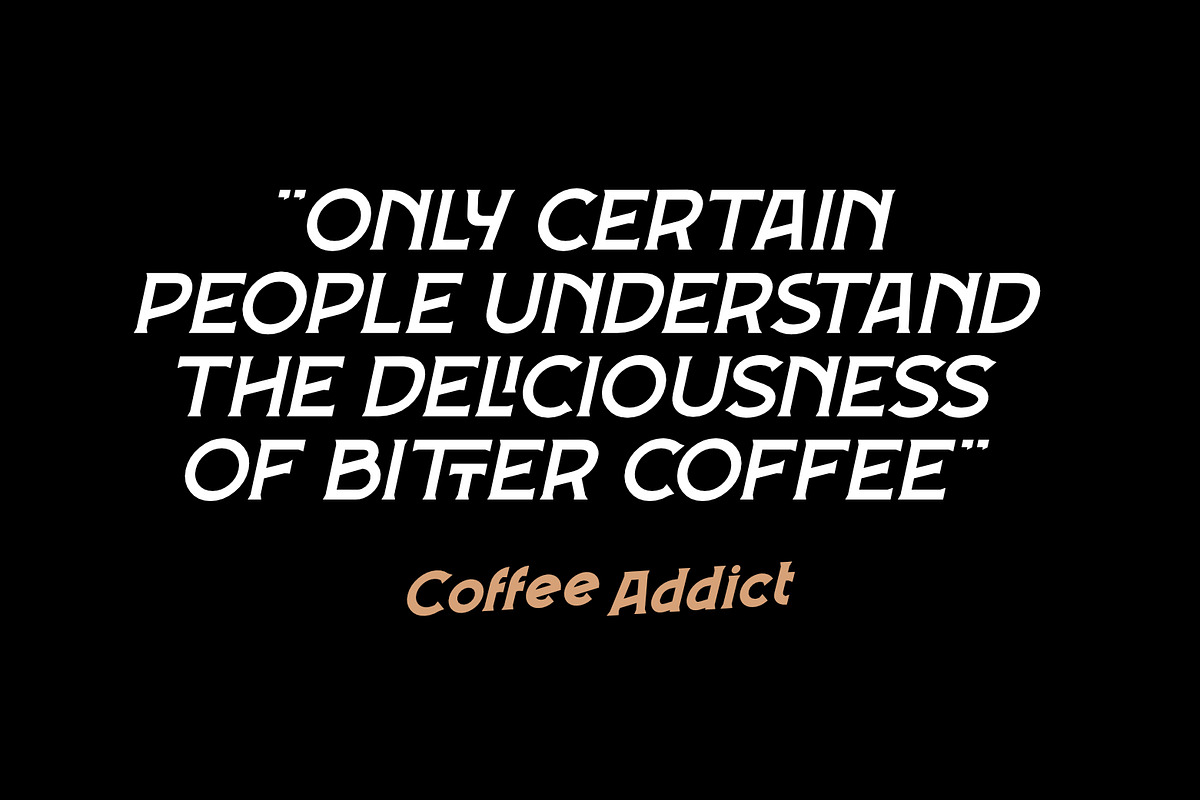 Forge Caffeine Book - Serif Font, a Serif Font by Nocturnal Workspace (Photo 3 of 7)