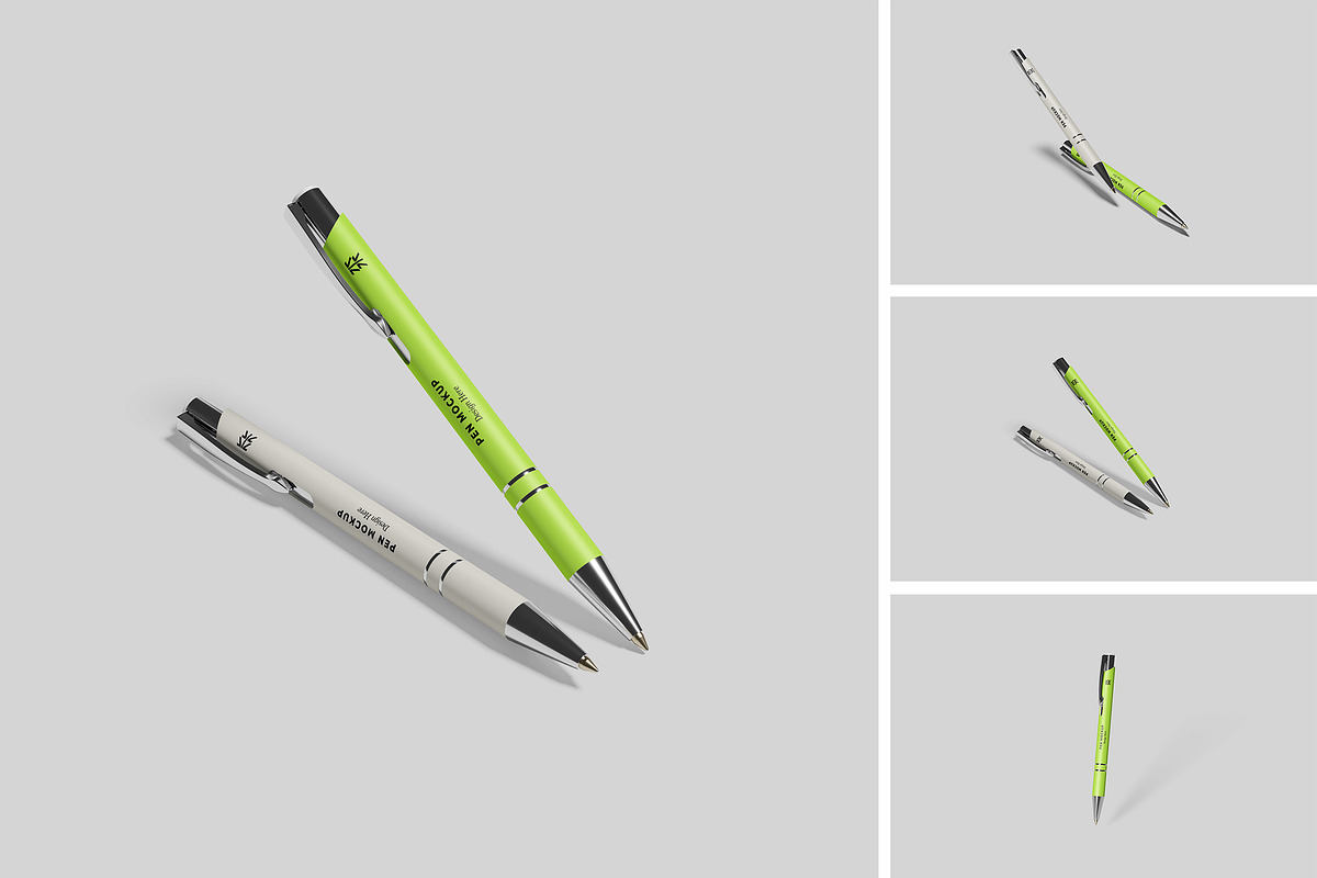 Pen Mockup, a Pens & Pencil Mockup by Pikachudesign (Photo 1 of 4)