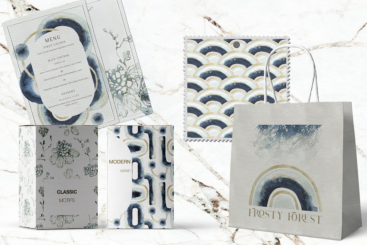 Frosty Forest Winter Collection, an Animal Illustration by Cat In Colour (Photo 10 of 10)