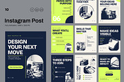 Creative Agency Hiring Instagram, a Social Media Template by Pitchlook.Studio (Thumbnail 1 of 3)