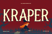 Kraper - Halloween Horror Font