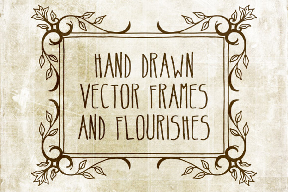 Hand Made Vector Frames Pack 2, a Graphic by Design Panoply (Photo 1 of 4)