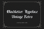 Baghen - Blackletter typeface, a Blackletter Font by Shakira Studio (Thumbnail 9 of 11)