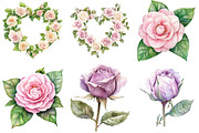 Romance Floral Clipart, an Illustration by cherrydesign (Thumbnail 4 of 4)