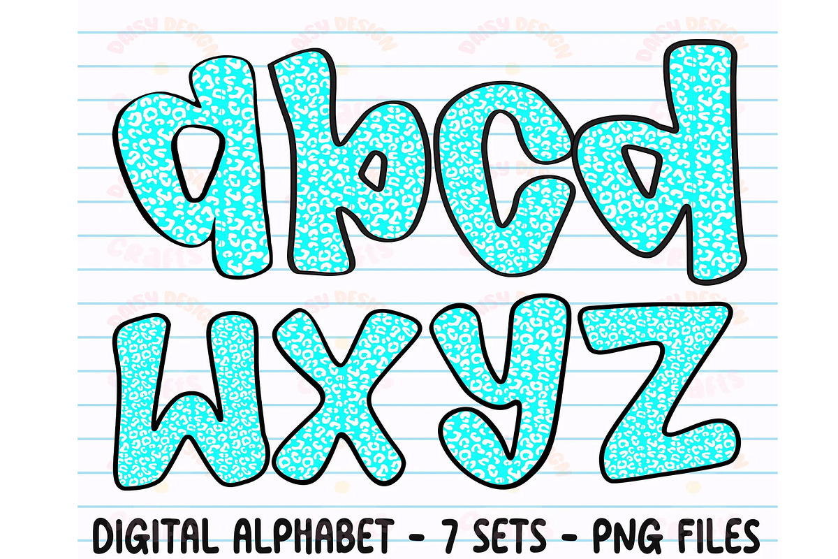 Preppy Retro Back to School Alphabet, an Object Graphic by RETROVIBZDESIGNS (Photo 5 of 8)