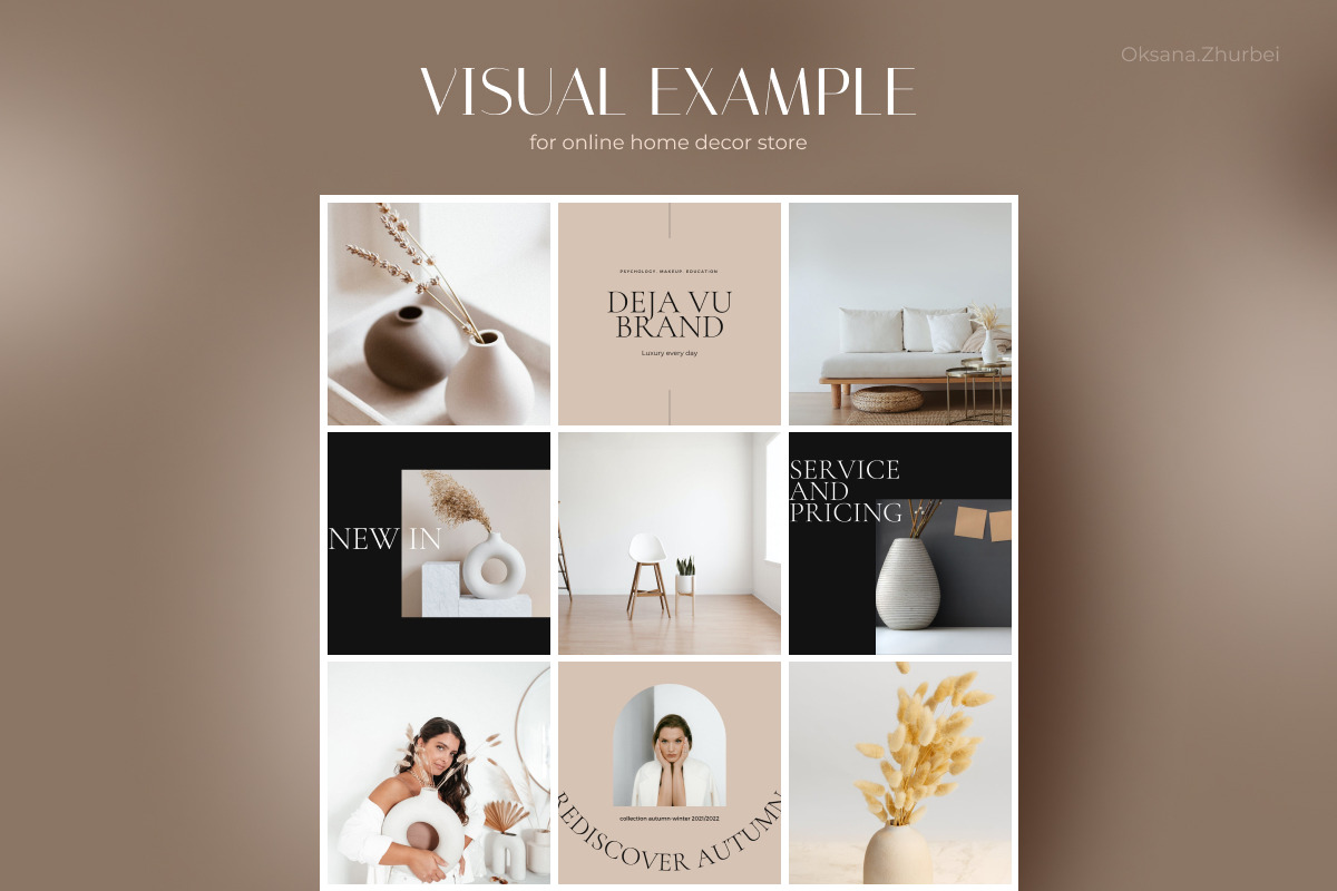 Elegant Instagram post templates, a Social Media Template by Make It Yours Lab. (Photo 6 of 12)