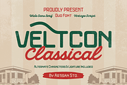 Veltcon, a Sans Serif Font by Artisan Themes (Thumbnail 1 of 11)