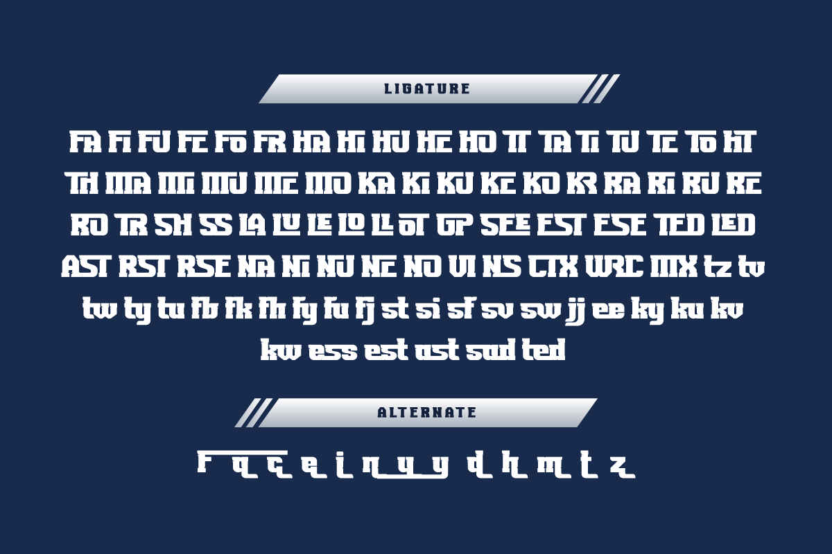NOKRIOS | Speed Racing Font, a Font by twinstd (Photo 11 of 13)