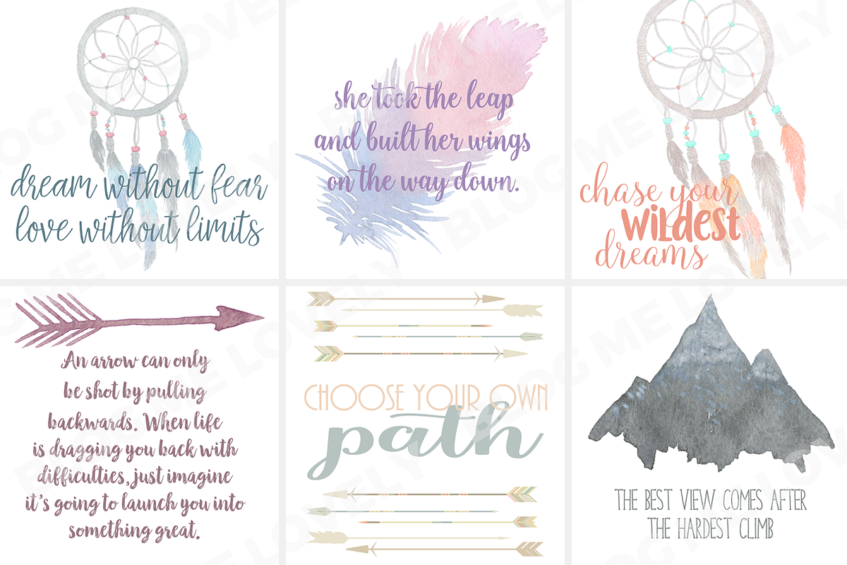 Instagram Quote - Dreamer Collection, a Templates & Theme by Design Me Lovely (Photo 2 of 3)