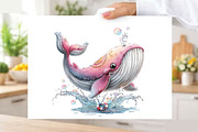 Watercolor Animal Mother's Day Clipa, an Illustration by SVGArt (Thumbnail 2 of 9)