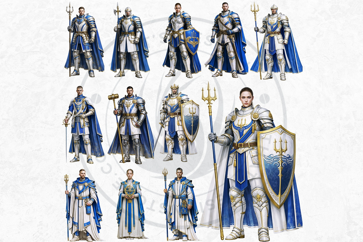 High Tide Empire Character Cliparts, a Person Illustration by ThatsDesignArt (Photo 6 of 10)