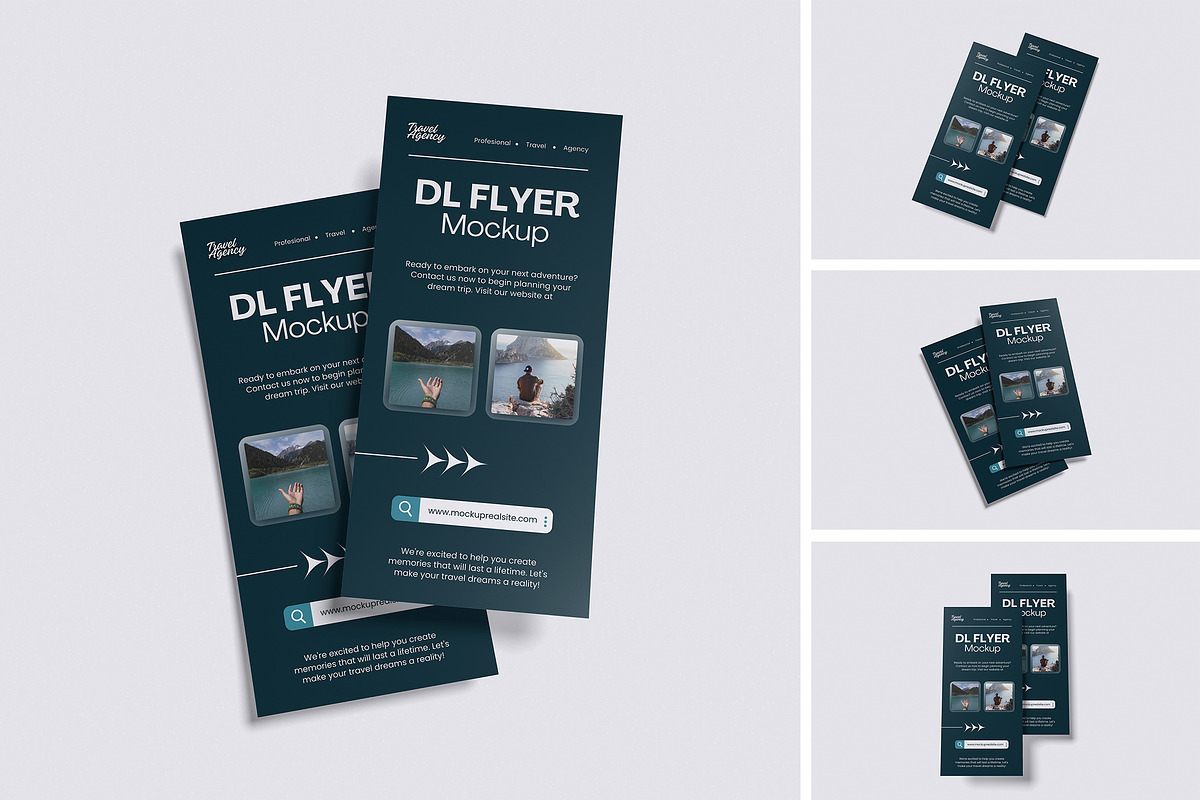 DL FLYER MOCKUP, a Product Mockup by xavier_studio (Photo 1 of 5)