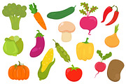 Cute fresh vegetables. Kawaii, a Healthcare Illustration by Helen Sko (Thumbnail 4 of 4)