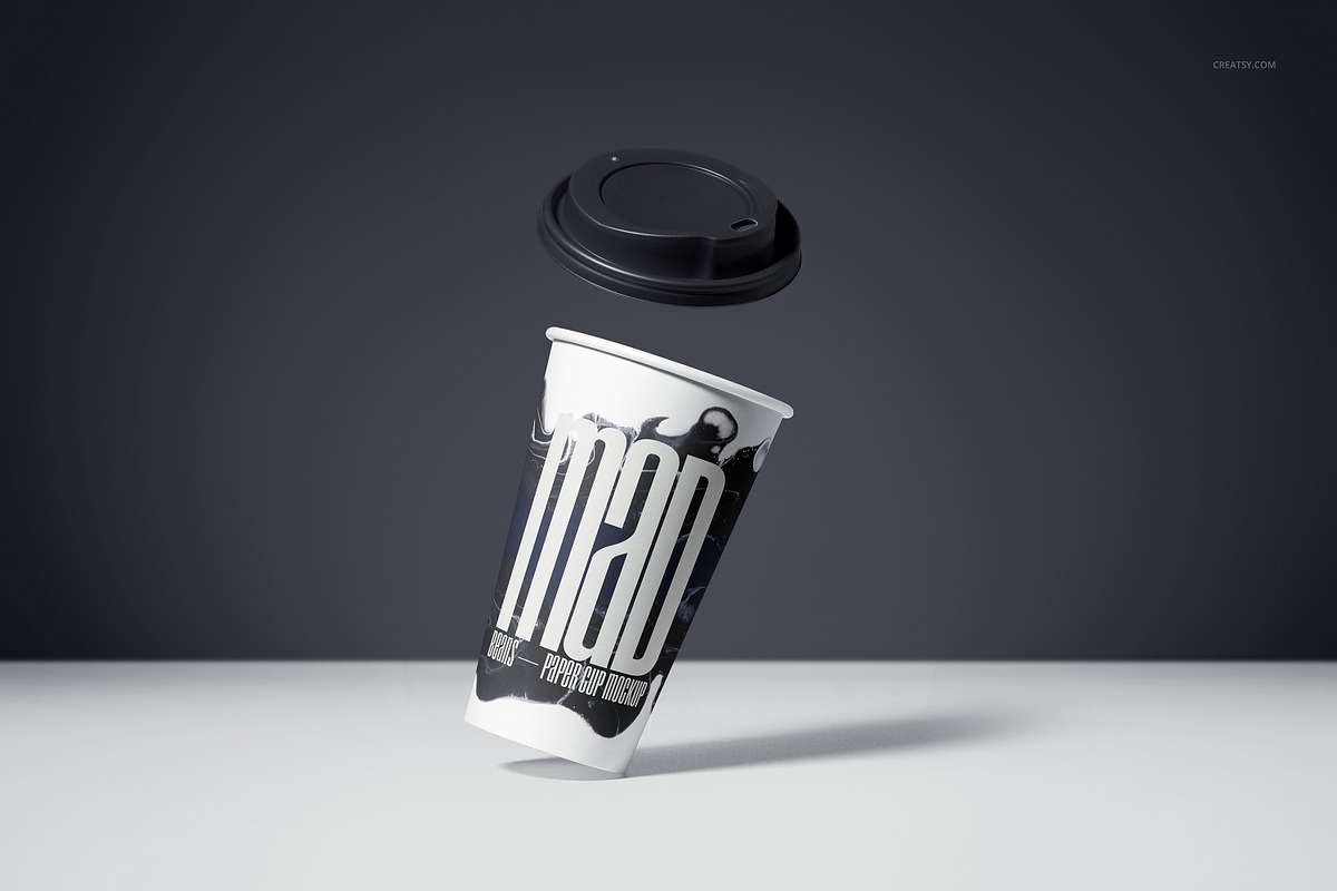 Paper Cup Mockup Set v.5, a Cups & Container Mockup by creatsy5 (Photo 7 of 11)