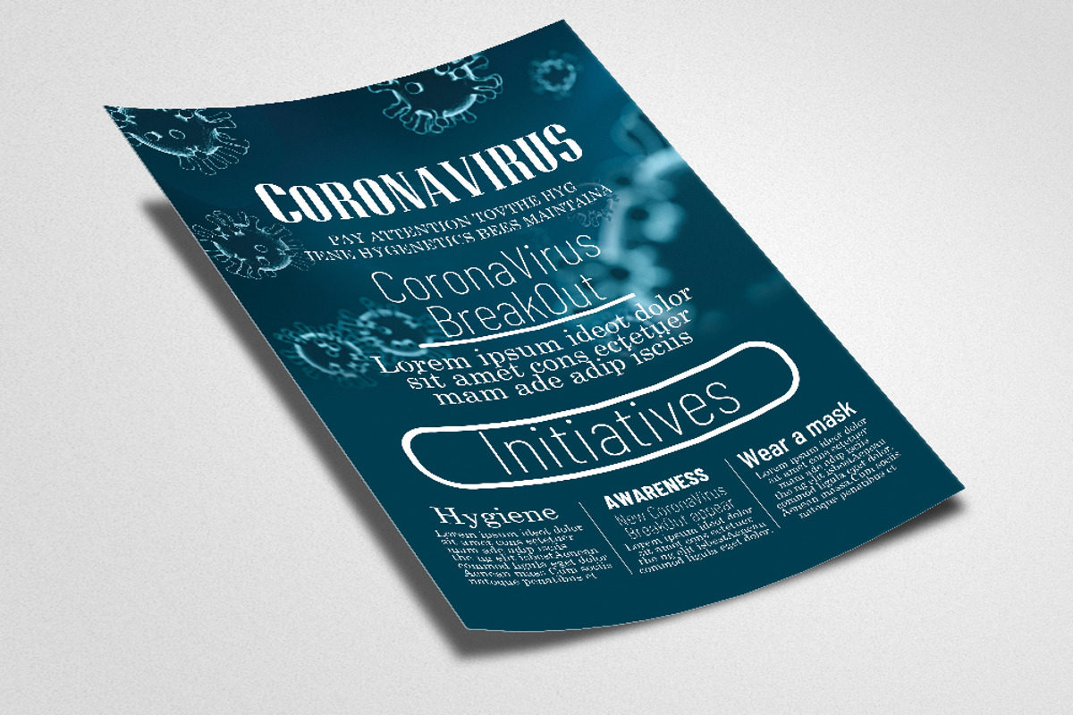 Coronavirus Safety Initiatives Flyer, a Flyer Template by Business Flyers (Photo 2 of 2)