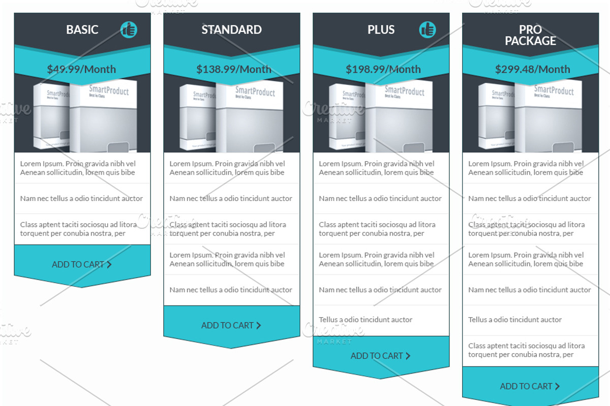 Flat Pricing Table Templates, a Templates & Theme by Aabhaas (Photo 3 of 4)