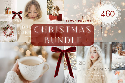460 Christmas Stock Photos Bundle