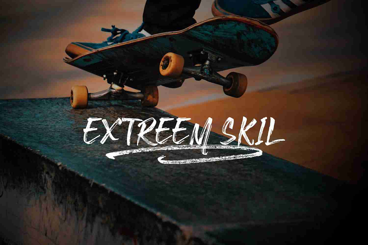 BRUSHBRESS, a Script Font by zamjumps (Photo 9 of 9)