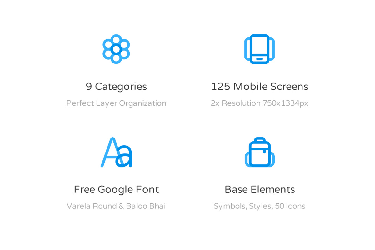 Liberty Mobile UI Kit, an UI Kit Template by Just UI (Photo 3 of 7)