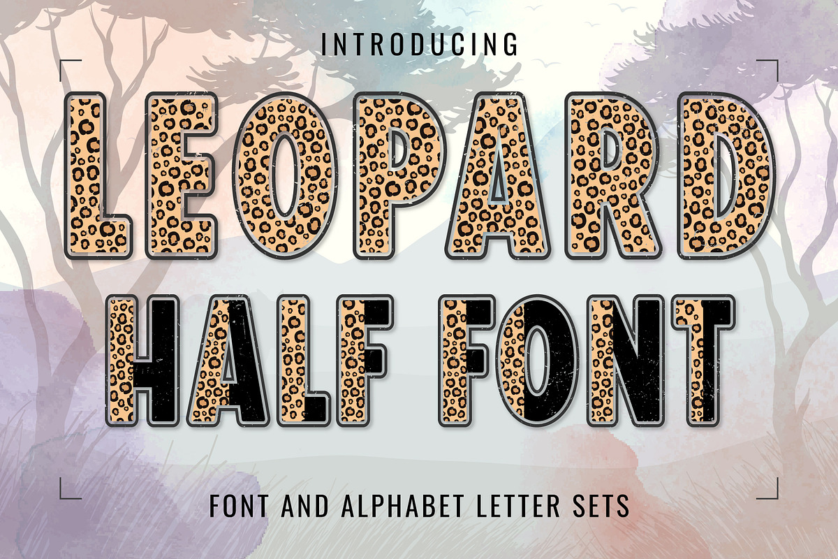 Half Leopard Font, a Symbol Font by Font Craft Studio (Photo 1 of 6)