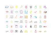 54 School Themed Icons - Vectors, an Outline Icon by Professional Assets (Thumbnail 2 of 3)