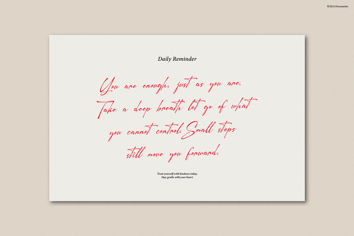 The Baethmy | Handwritten Script, a Script Font by Denustudios (Photo 3 of 13)
