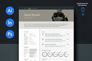 Material Resume Bundle, a Resume Template by ikono.me (Thumbnail 6 of 6)