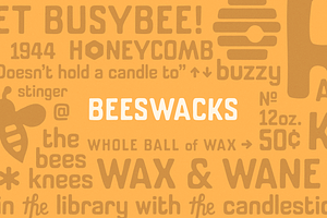 Beeswacks — Vintage candle co. sans