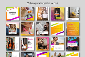 Colorful CANVA Instagram Template