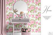 Peony Bloom Pattern & Motifs, a Pattern Graphic by Zeesi Design Garden (Thumbnail 7 of 11)