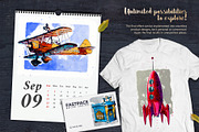 Illustration Sketch PS Action, an Action Add-On by IndWorks Design (Thumbnail 7 of 10)