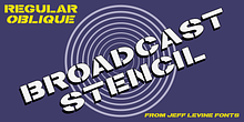 Broadcast Stencil JNL