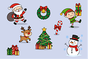 Christmas Holiday Clipart Collection, a Seasonal Illustration by Artpon Illustration (Thumbnail 3 of 3)