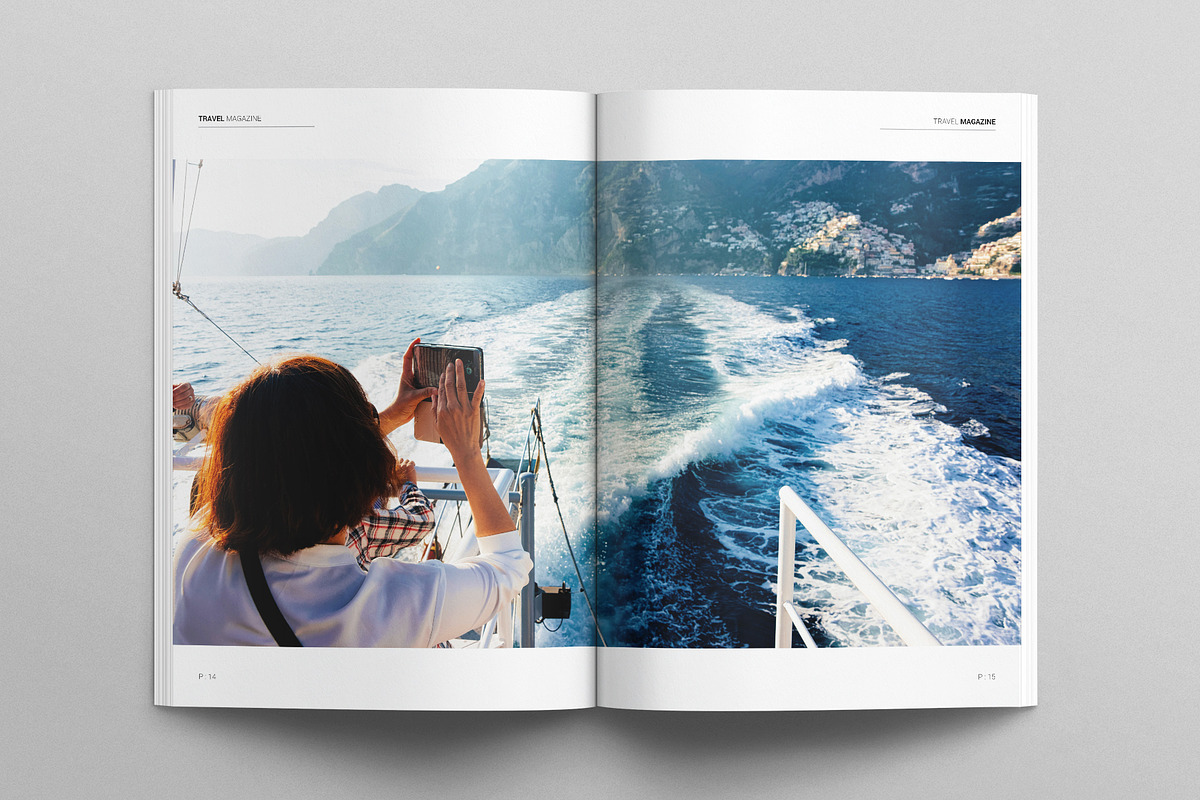 Travel Magazine Template, a Magazine Template by E-Type (Photo 6 of 8)