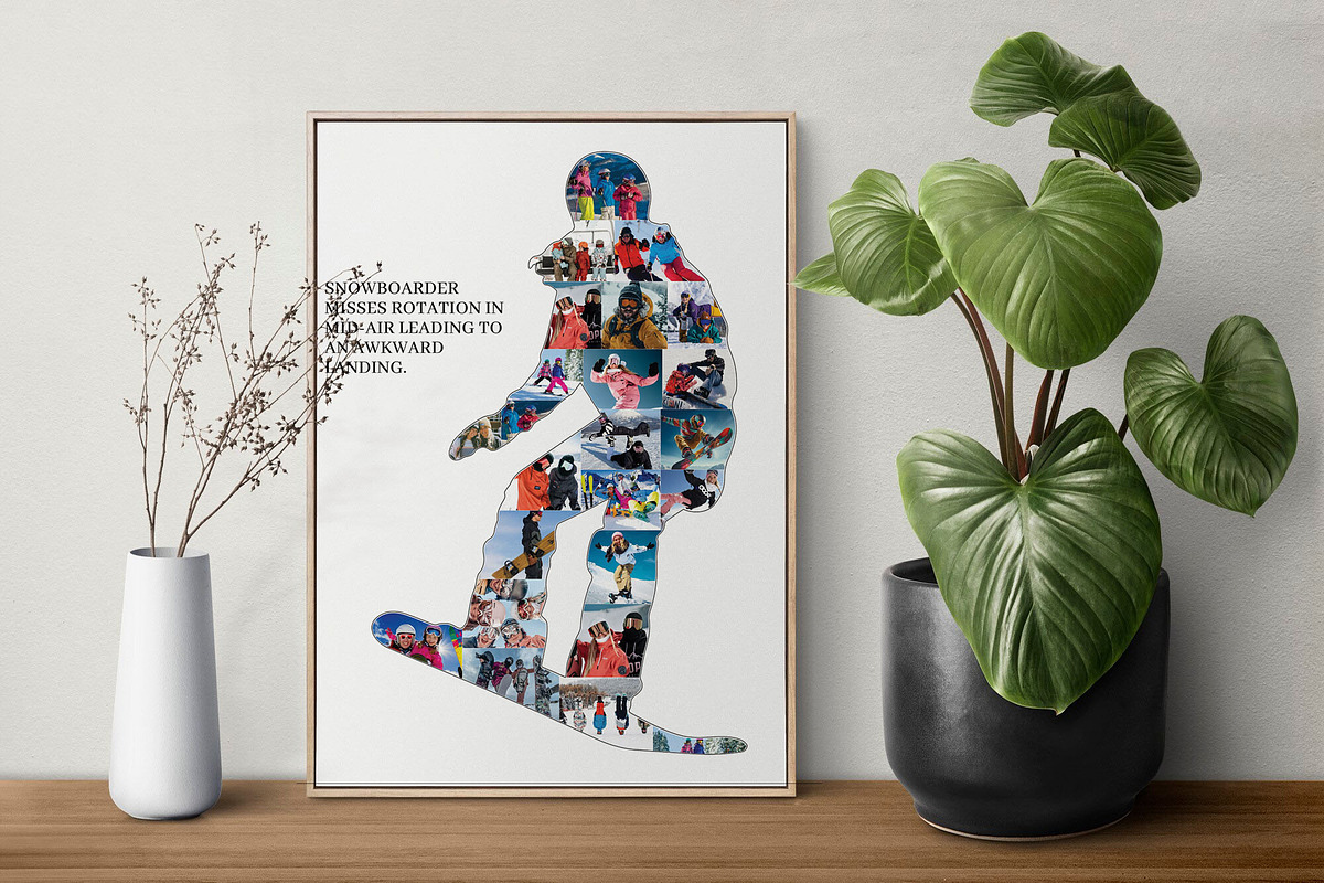 Female Snowboarder Photo Collage,, a Templates & Theme by AIW SOLUTIONS (Photo 1 of 4)