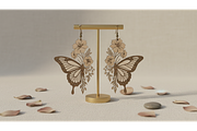 Flower Earrings Vector Set, a Graphic by musafir_fashion (Thumbnail 5 of 11)