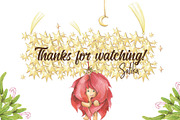 Winter watercolor. Gingerbread guys, a Decorative Illustration by Satika (Thumbnail 6 of 6)