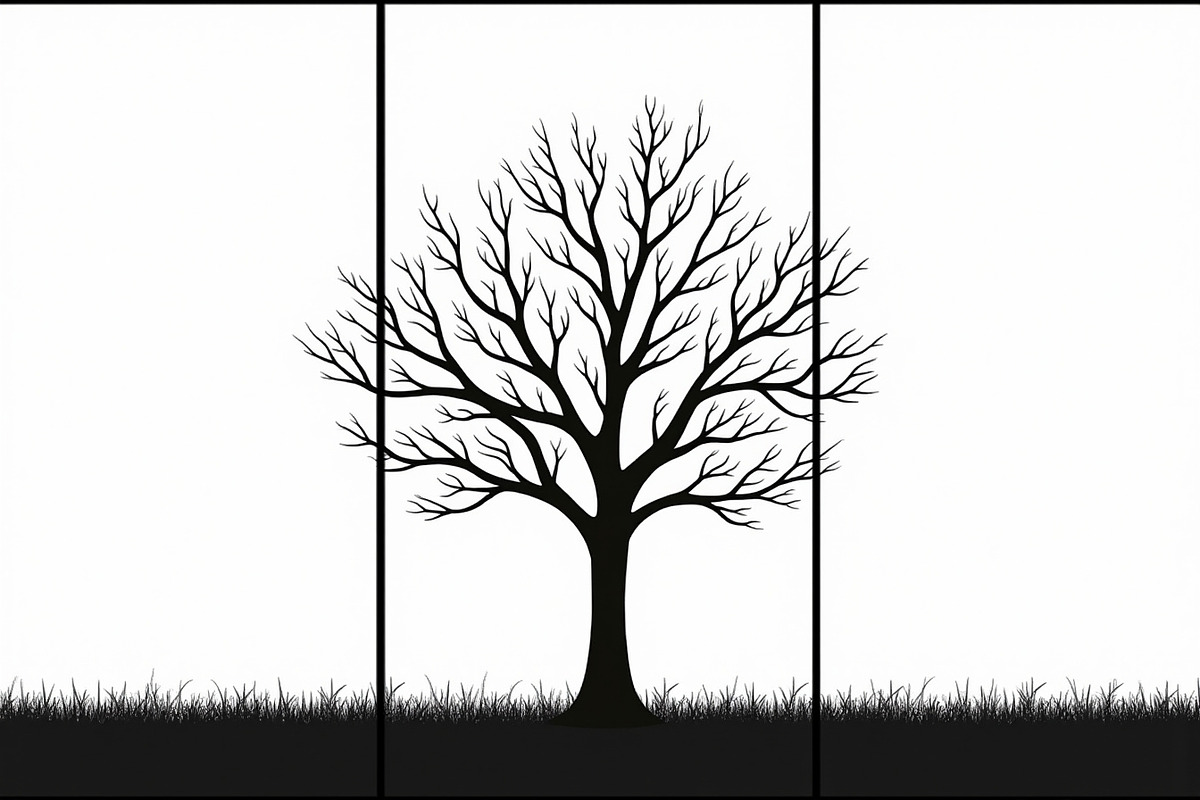 Multi-Panel Tree Silhouette Laser, an Illustration by balal (Photo 8 of 9)