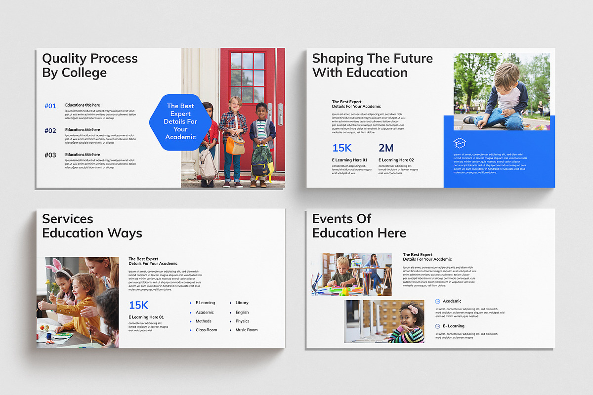 Education Presentation Template, a Presentation Template by E-Type (Photo 3 of 5)