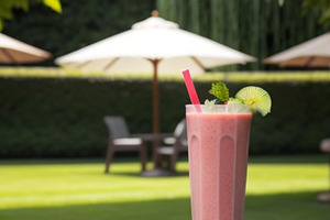 A glass with smoothie stock image, a Food & Drink Photo by ComfortQ