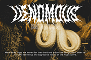 Scrowns Brutal Metalhead Font, a Blackletter Font by Ronny Studio (Thumbnail 3 of 9)